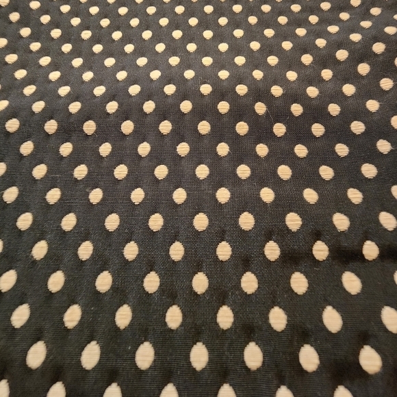 KATE spade new york Women's 6 Margaux Cafe Dot Cropped Pants Black Cream Trouser - Picture 16 of 16